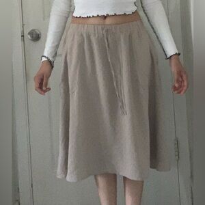 Dark Beige Skirt